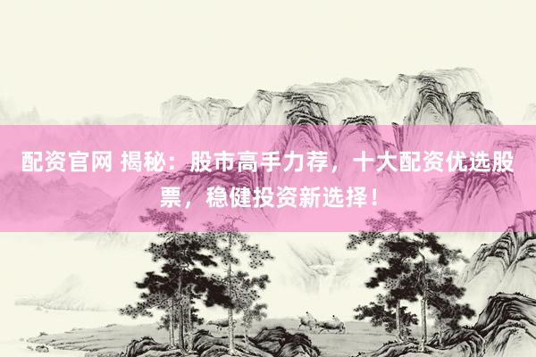 配资官网 揭秘：股市高手力荐，十大配资优选股票，稳健投资新选择！
