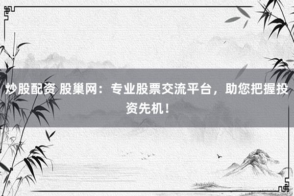 炒股配资 股巢网：专业股票交流平台，助您把握投资先机！