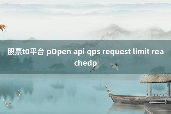 股票t0平台 pOpen api qps request limit reachedp