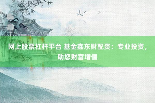 网上股票杠杆平台 基金鑫东财配资：专业投资，助您财富增值