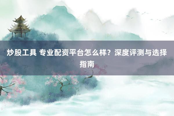 炒股工具 专业配资平台怎么样？深度评测与选择指南